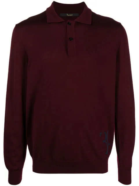 Billionaire merino-blend polo jumper