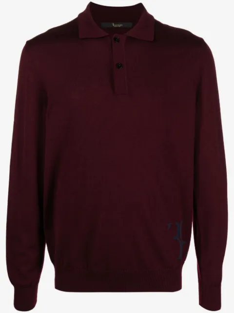Billionaire merino-blend polo jumper