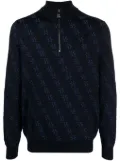 Billionaire merino-blend jumper - Blue
