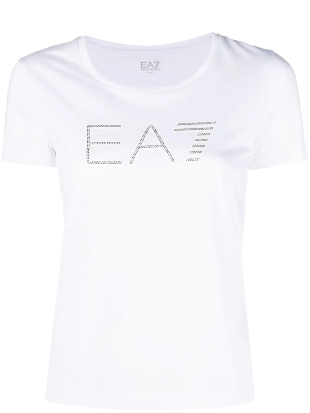 Ea7 Emporio Armani logo-print cotton T-shirt