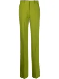 Del Core pressed-crease straight-leg trousers - Green