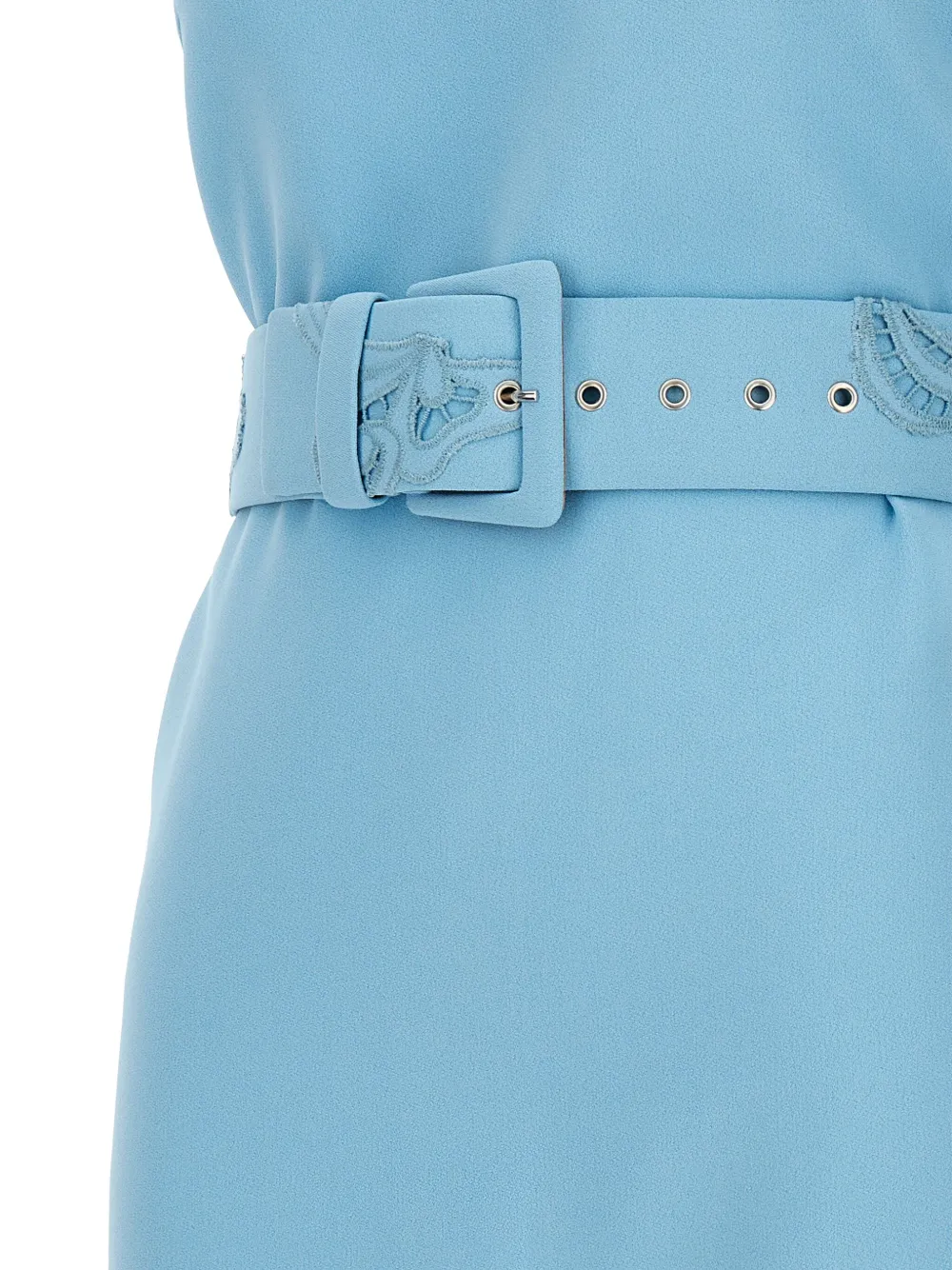 Ermanno Scervino Mini-jurk met borduurwerk Blauw