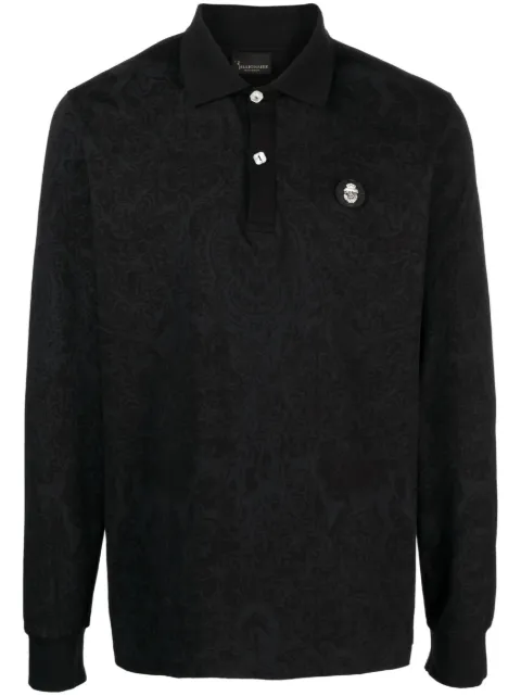 Billionaire Piquet long-sleeved polo shirt