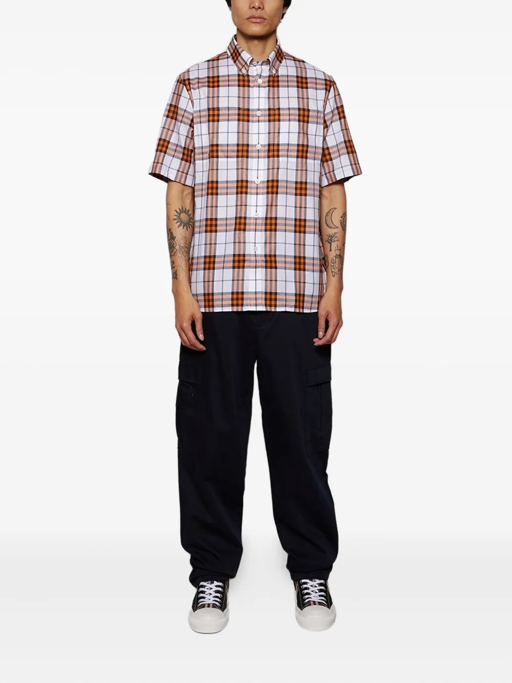 Burberry Taxham short-sleeve shirt Wit