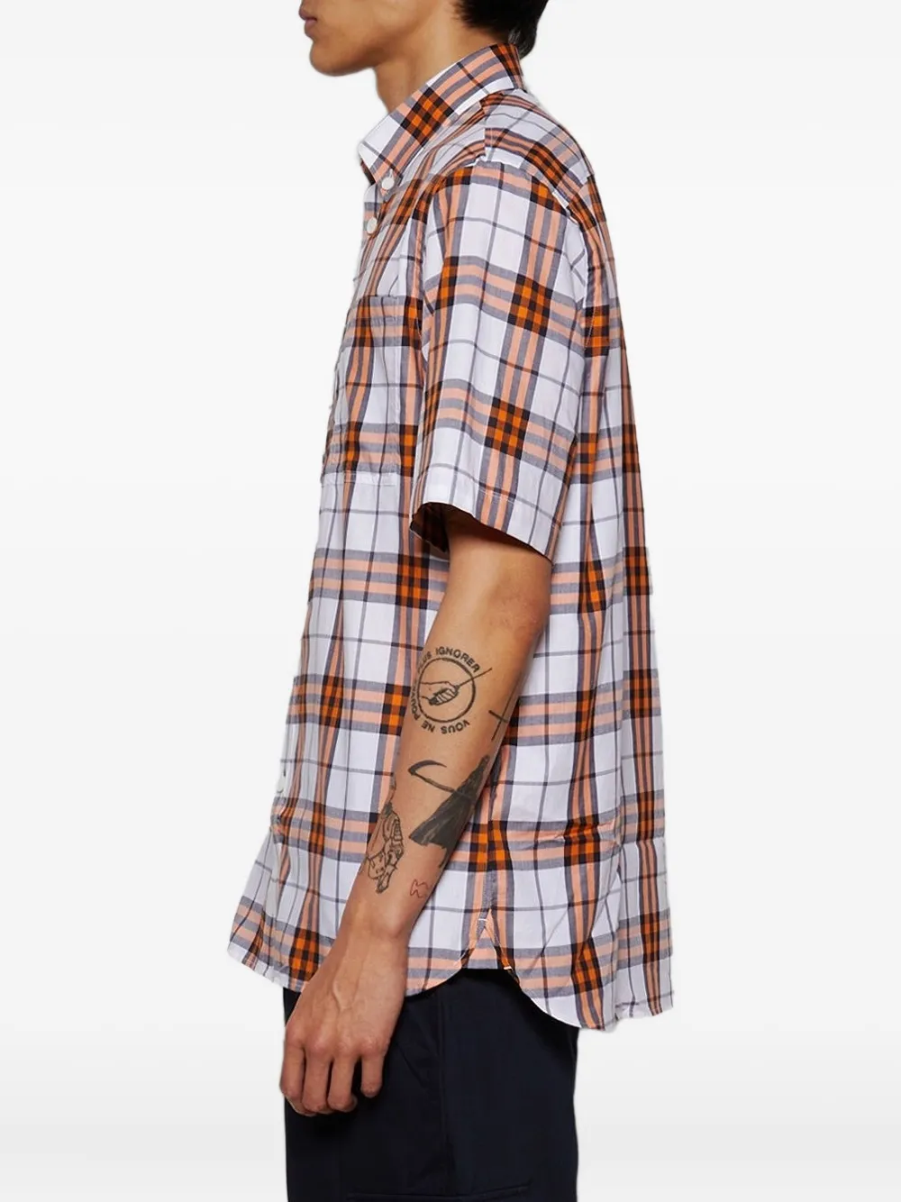 Burberry Taxham short-sleeve shirt Wit