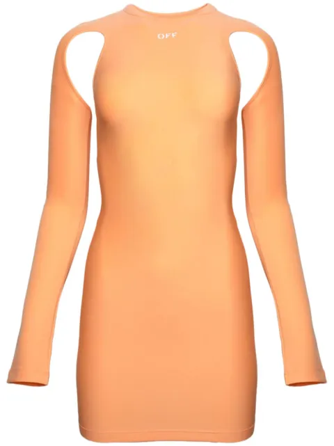 Off-White Sleek cut-out minidress