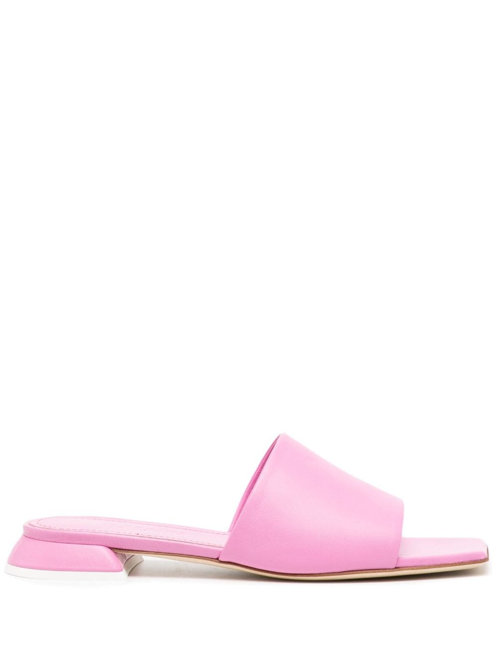 3juin Siena Leather Sandals In Pink