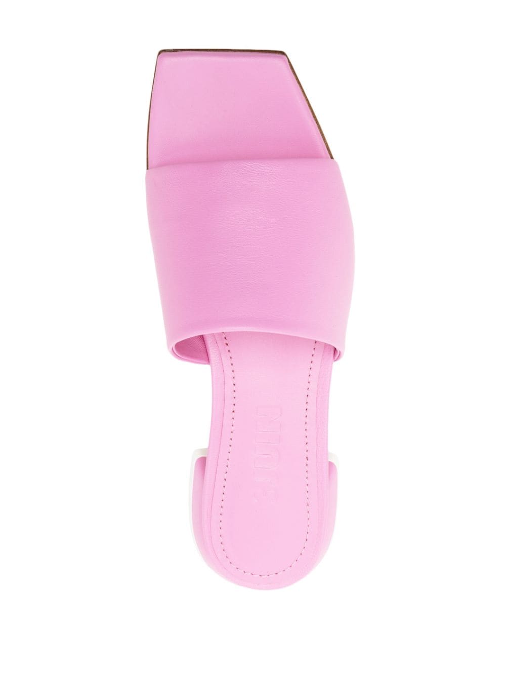 Shop 3juin Siena Leather Sandals In Pink