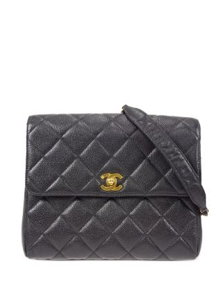 CHANEL Pre-Owned 1995 CC Turn-lock diamond-quilted Shoulder Bag