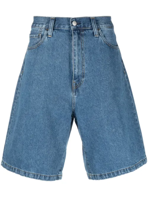 Short en jean à logo - Carhartt WIP - Modalova