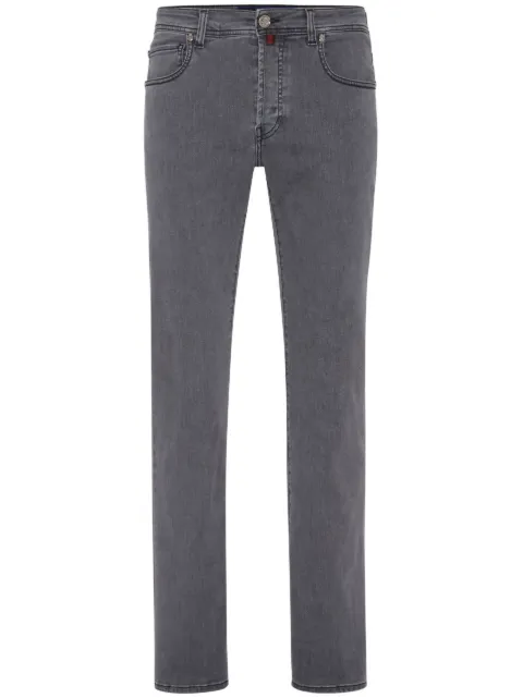 Billionaire logo-embroidered straight-leg jeans