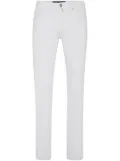 Billionaire logo-embroidered straight-cut jeans - White