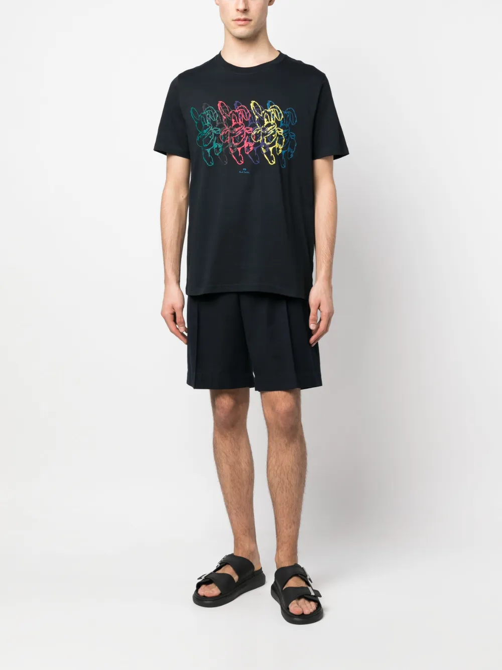 PS Paul Smith T-shirt met print - Blauw