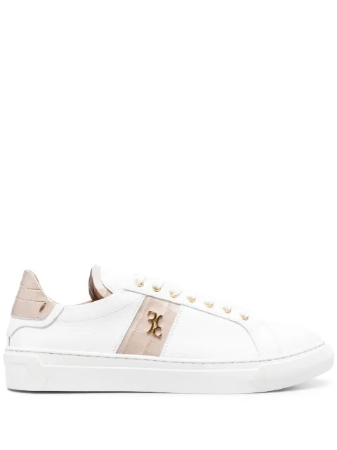 Billionaire logo-embellished leather sneakers