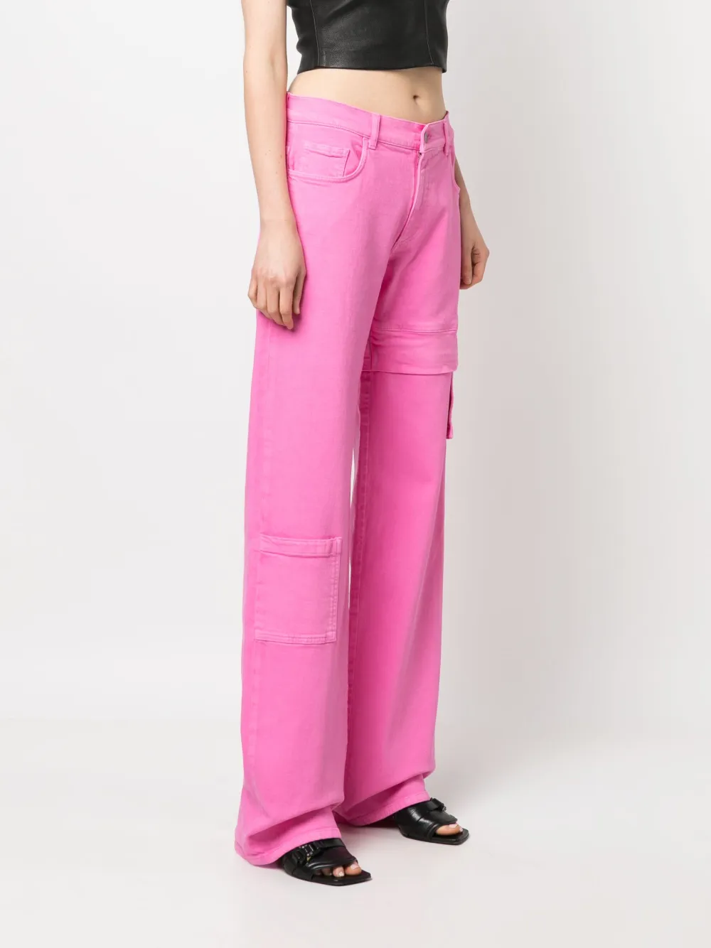 Alyx Pink Oversized Jeans In Rosa