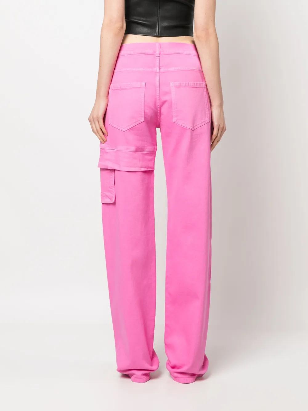 Alyx Pink Oversized Jeans In Rosa