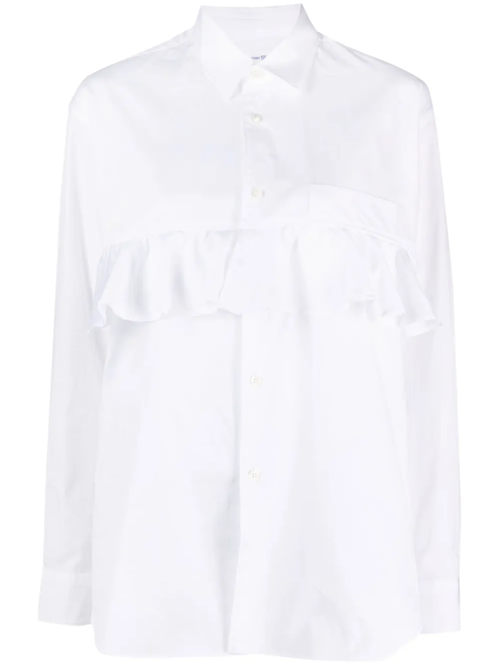 COMME DES GARÇONS SHIRT RUFFLE-DETAIL SHIRT