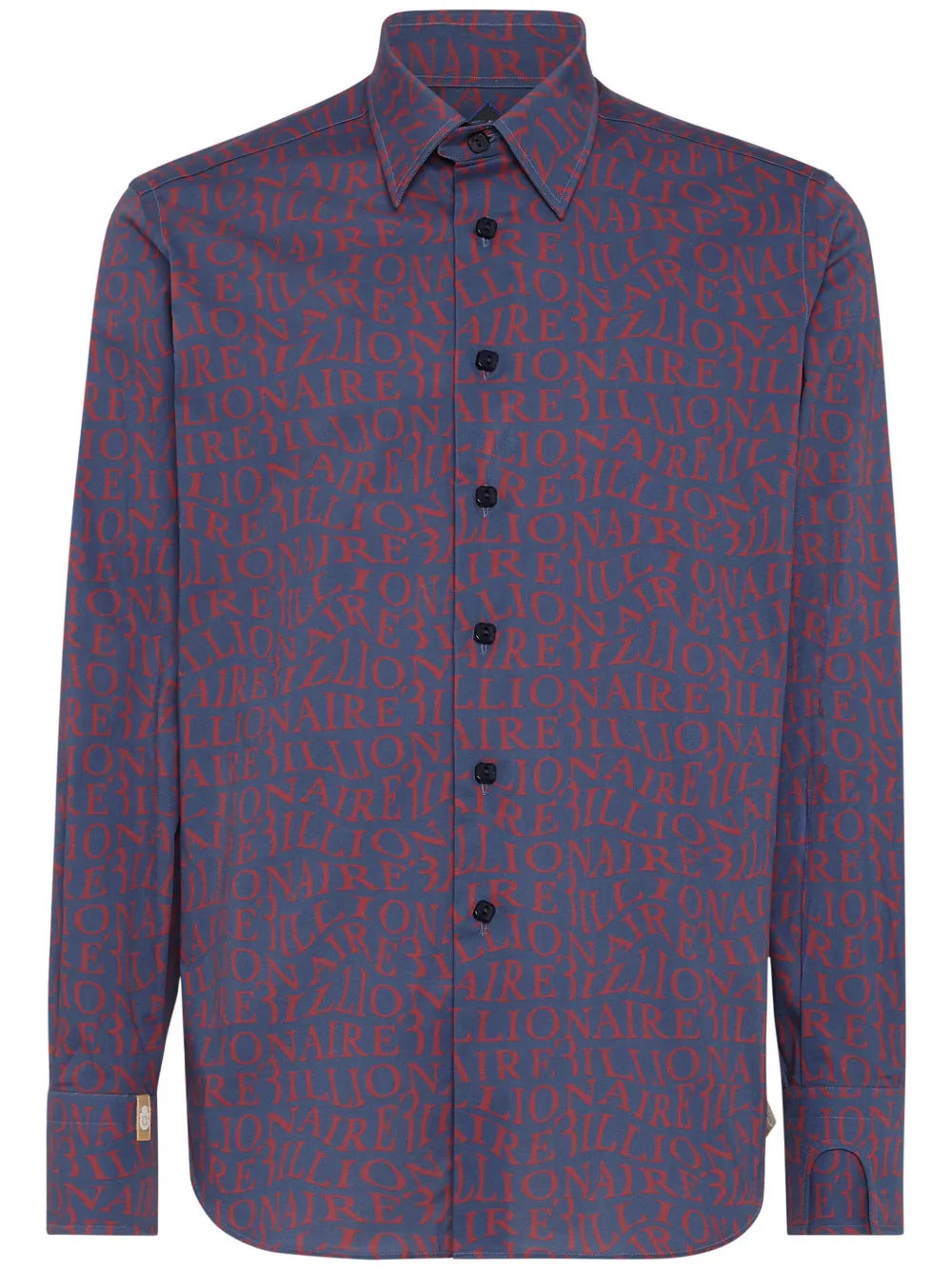 Billionaire camisa con logo estampado | azul | Image 1