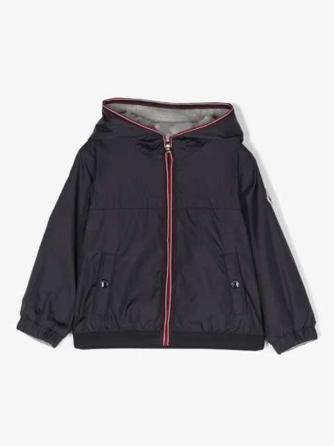 Moncler Enfant chamarra manga larga con capucha