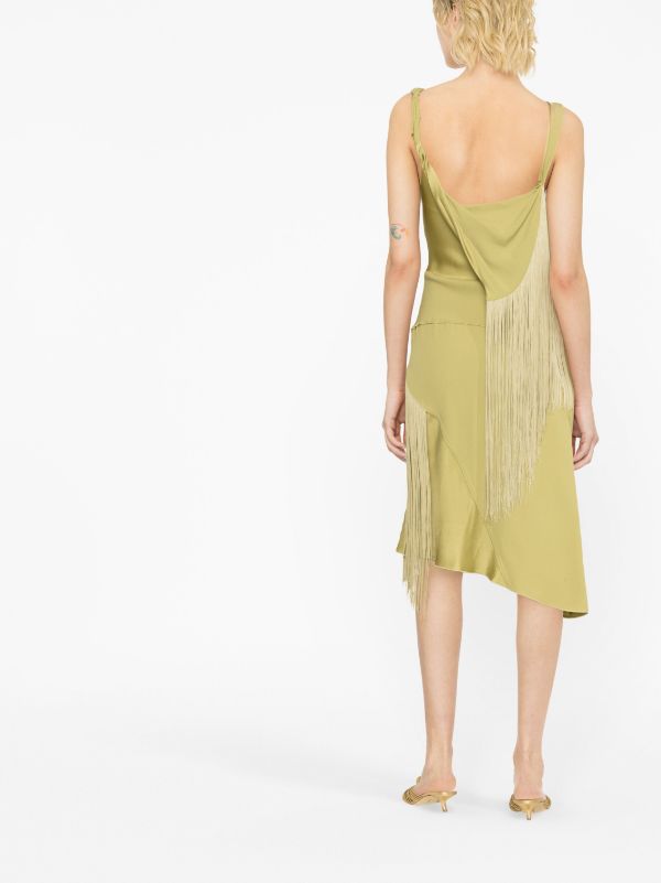 Zara yellow tassel outlet dress