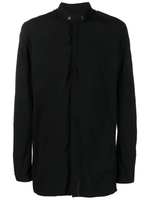 Boris Bidjan Saberi camisa con cuello alzado