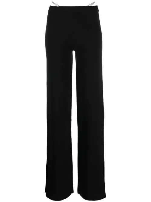 Pantalon évasé à ornements en cristal - GCDS - Modalova