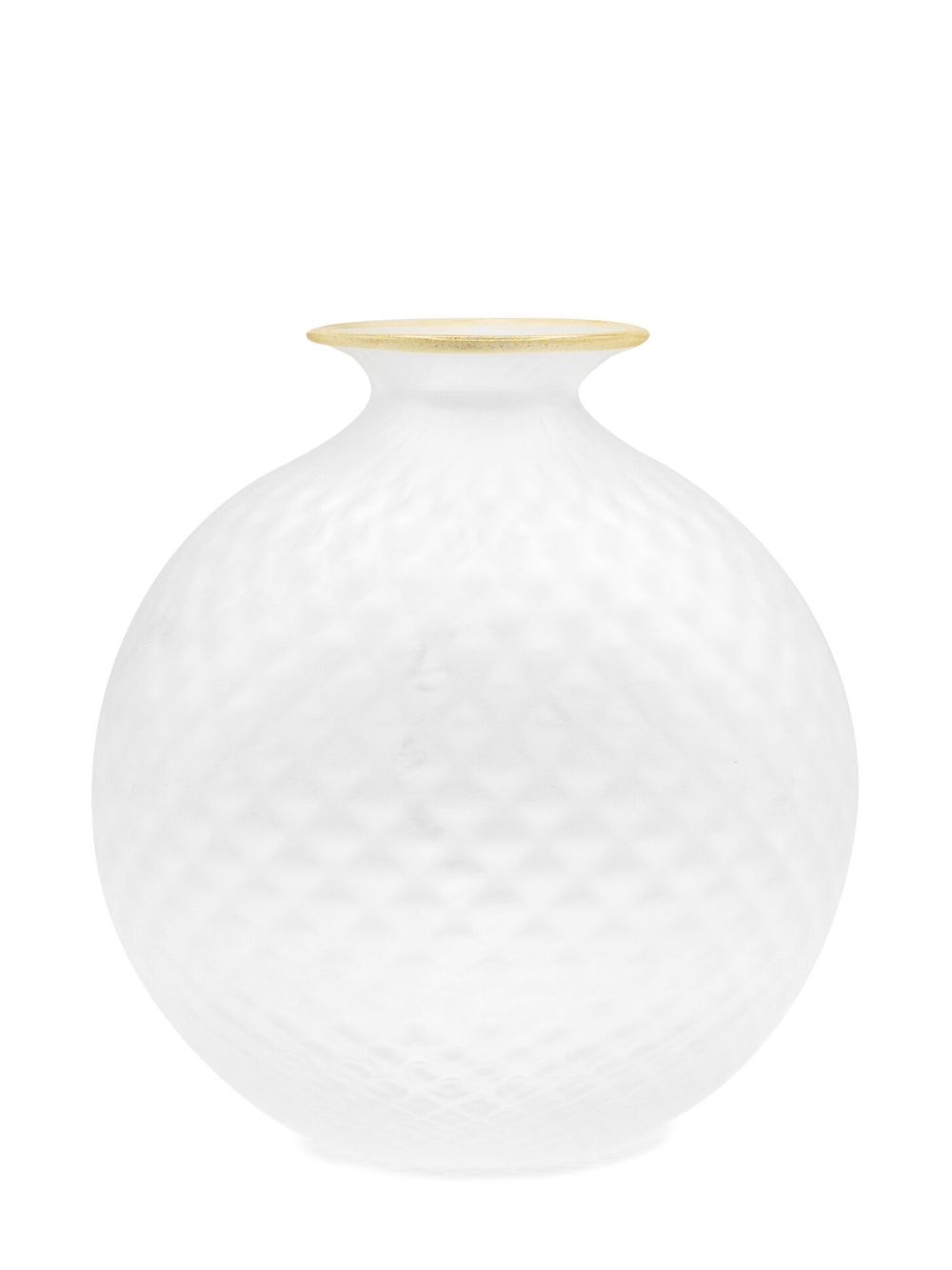 Venini Monofiore Balloton glass vase (20.5cm) - White