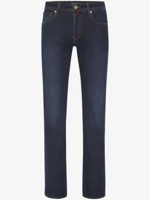Billionaire logo-embroidered straight-leg jeans
