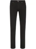 Billionaire logo-embroidered straight-cut jeans - Black