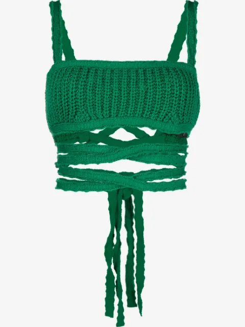 Alanui Palm Springs knitted top