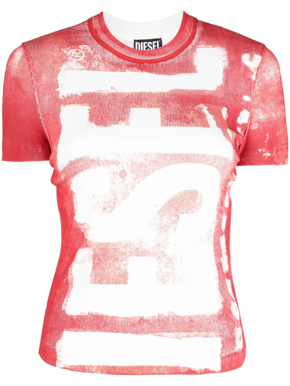 Diesel T-Skinzy logo T-shirt - Red