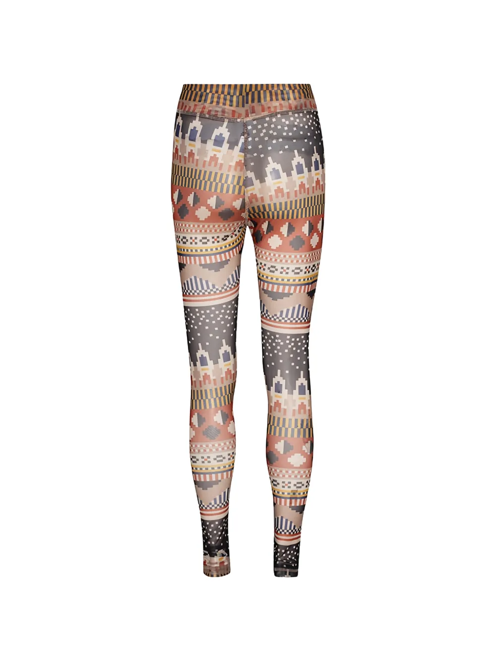 Henrik Vibskov geometric-print leggings Beige