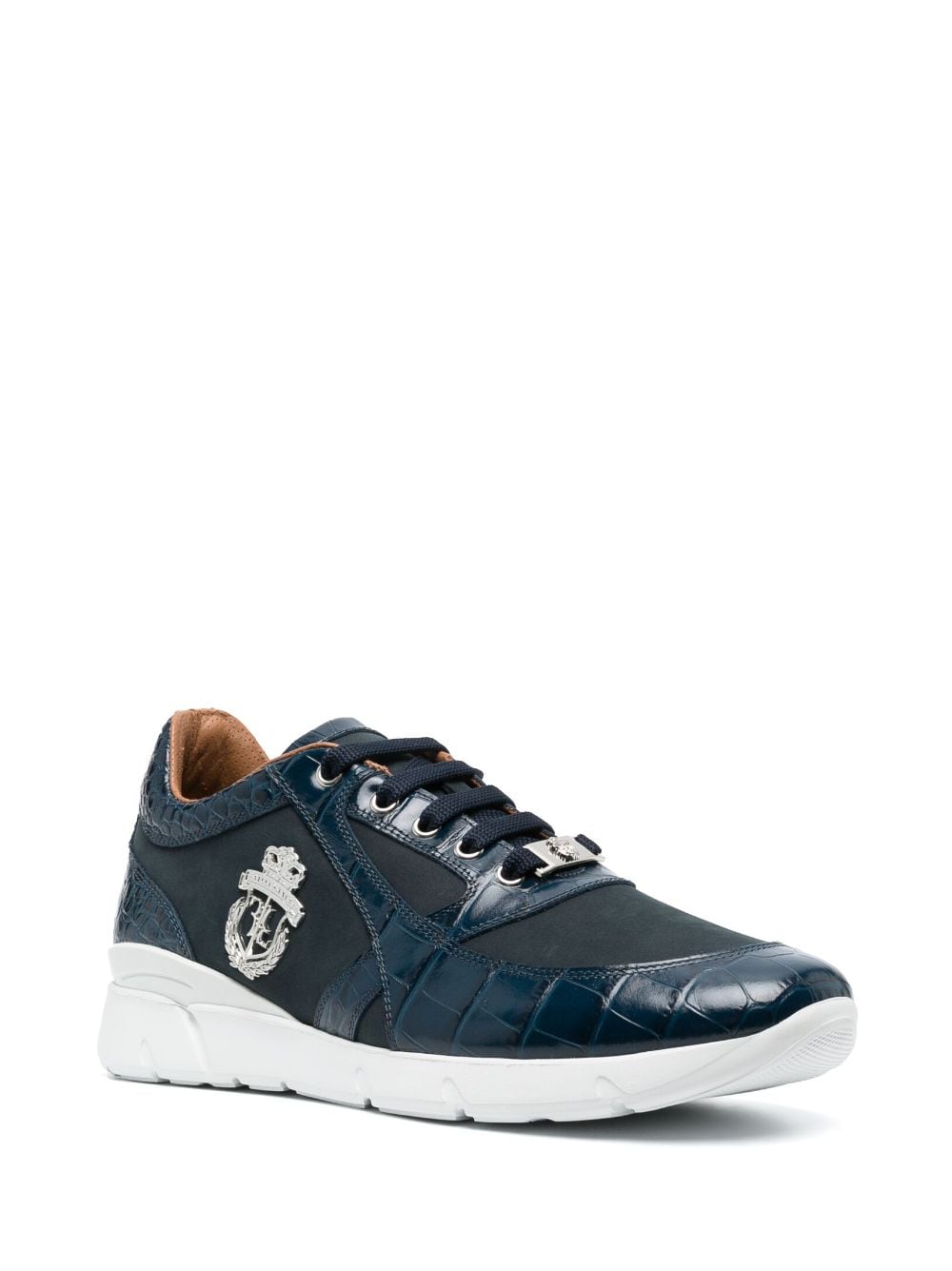 Shop Billionaire Runner Low-top Sneakers In Blue