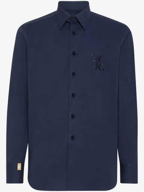 Billionaire chemise en coton à logo brodé
