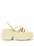 Marsèll platform leather sandals - Yellow