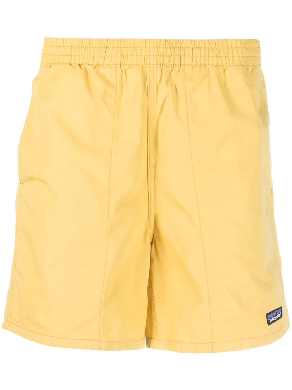 Patagonia straight-leg cotton short - Yellow