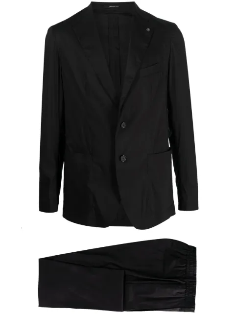Tagliatore single-breasted cotton-blend suit