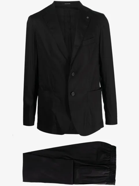 Tagliatore costume en coton mélangé à veste à simple boutonnage