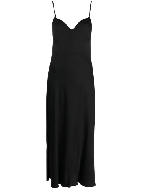 Calvin Klein spaghetti-strap long dress