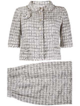 CHANEL Pre-Owned two-piece Skirt Suit - Farfetch