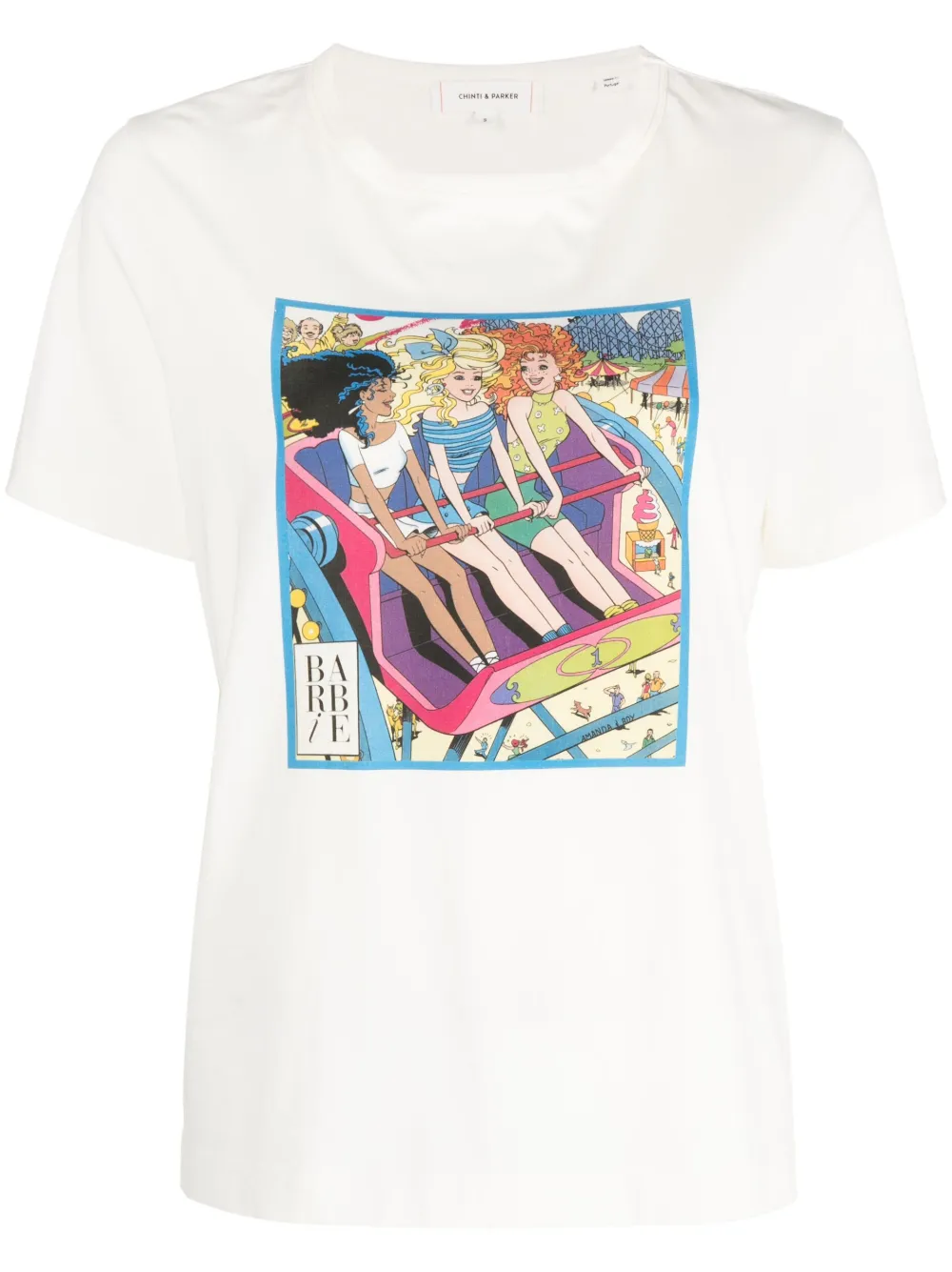 CHINTI & PARKER X BARBIE ROLLER COASTER BARBIE T-SHIRT