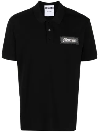 Tシャツ・カットソー MOSCHINO Men Polo Shirts A0718 20391555 BLACK MOSCHINO Men Polo Shirts A0718 20391555 BLACK (Moschino/T