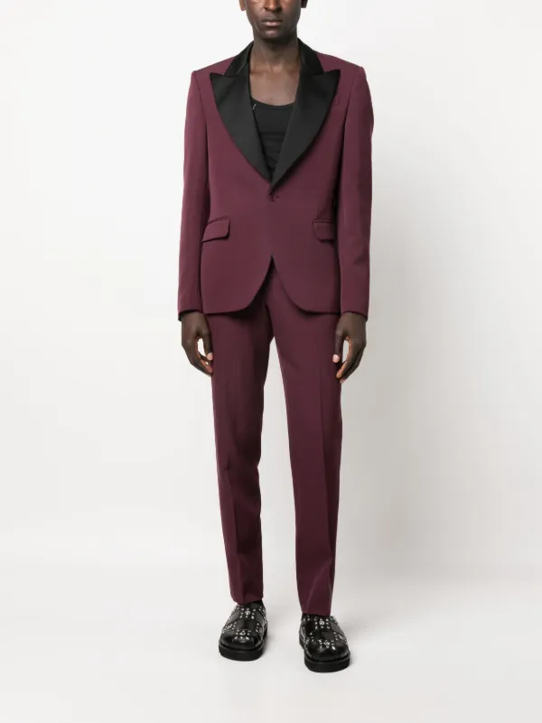 【送料&関税込】Moschino Virgin Wool Pants Moschino Tailored virgin-wool Trousers | Purple | FARFETCH GE