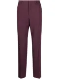Moschino tailored virgin-wool trousers - Purple
