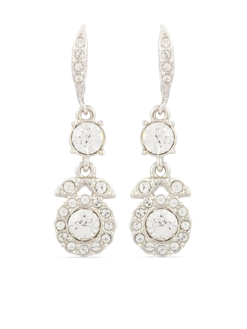Givenchy Pre-Owned 2000s crystal-embellished dangle earrings
