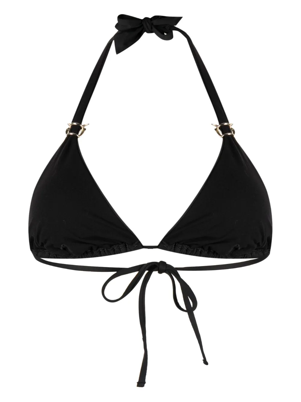PINKO Triangel bikinitop - Zwart