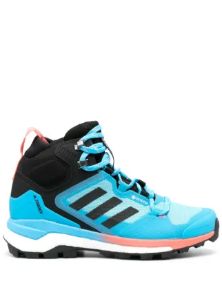 Adidas カラーブロック ハイカット スニーカー | ブルー