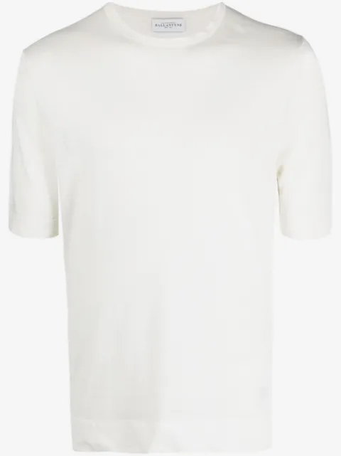 Ballantyne short-sleeved linen T-shirt