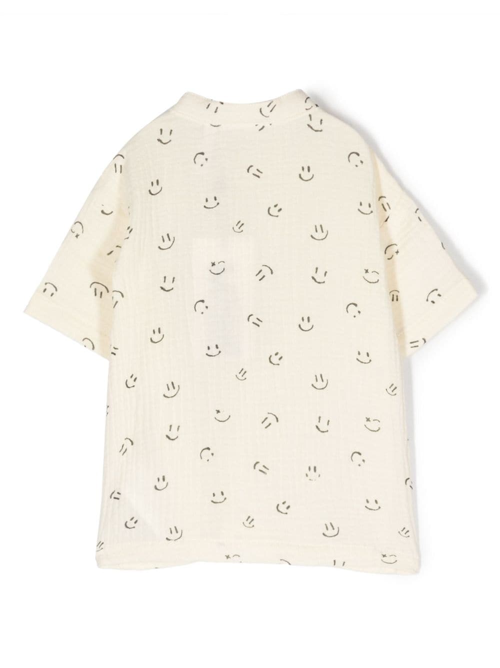 Molo T-shirt met smiley-print - Geel