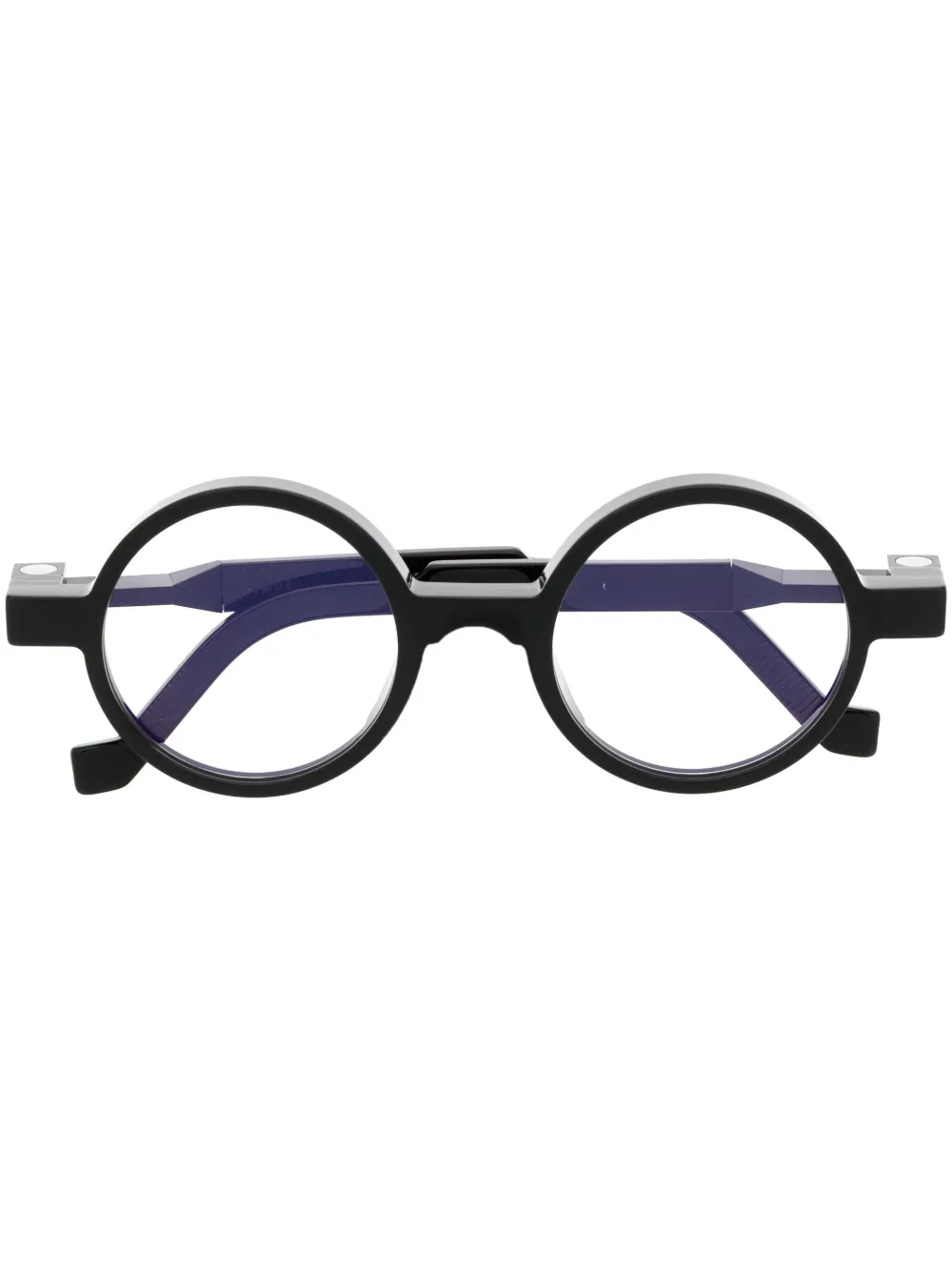 Vava Eyewear Wl0015 Round-frame Glasses In Black